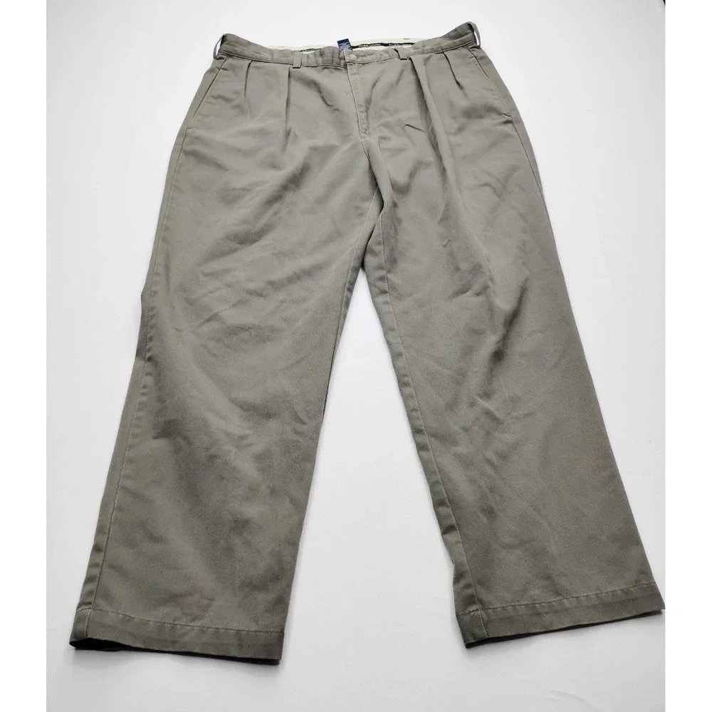 Polo Ralph Lauren Andrew Pleated Pants Mens 38x30 Classic Chino Casual‎ Work Y2K